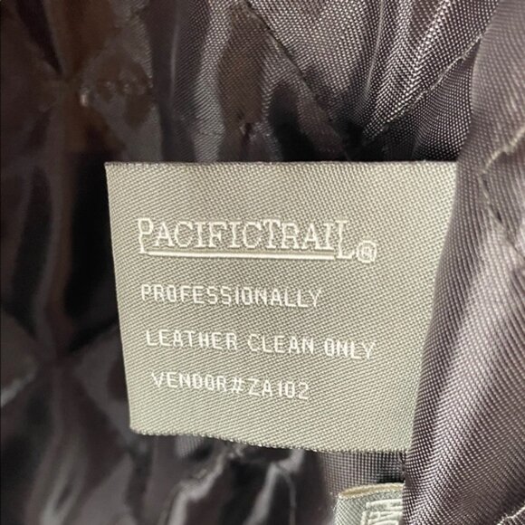 Pacific Trail Women's Dark Brown Leather Jacket Size M - Picture 8 of 10
